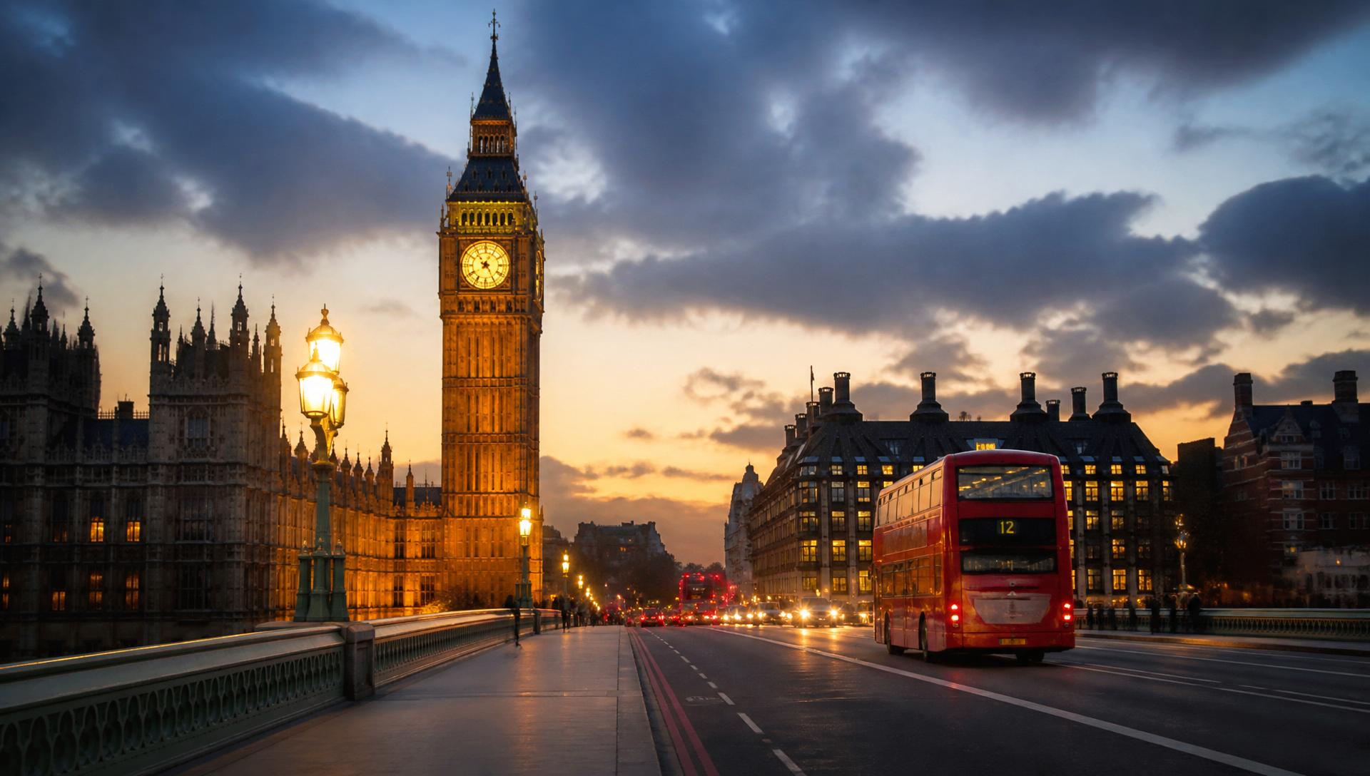 Angleterre — Big Ben & London Eye, Londres