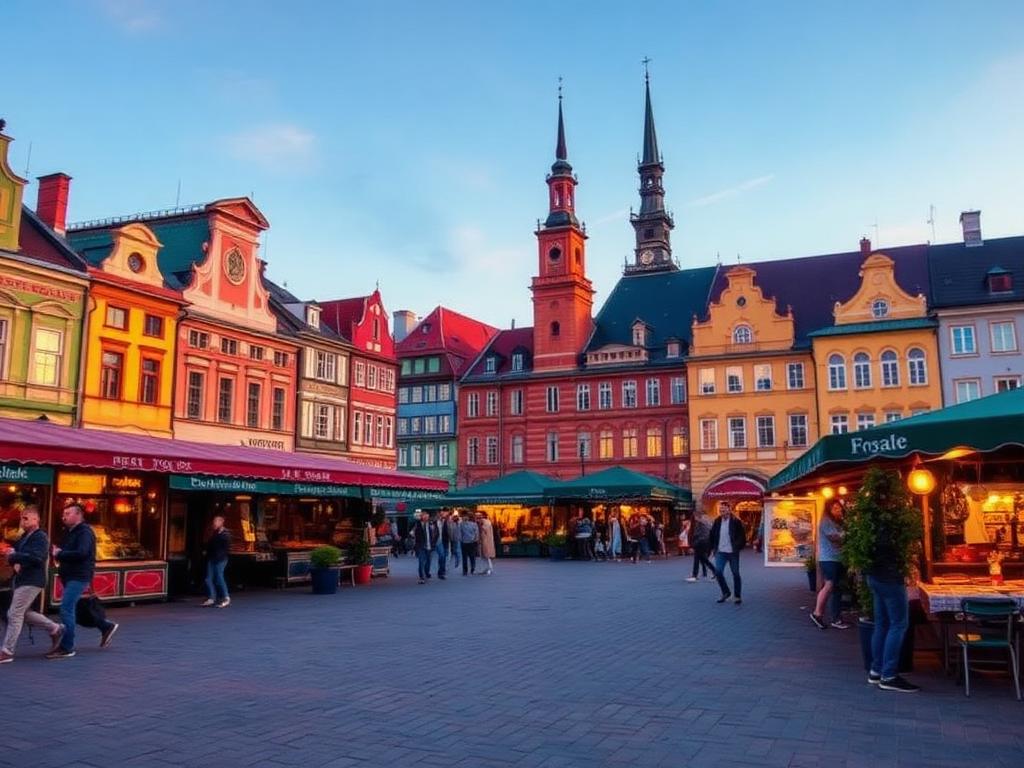 Pologne — Vieille ville de Varsovie